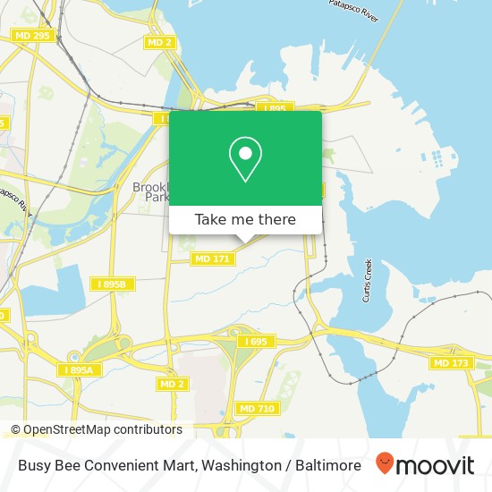 Mapa de Busy Bee Convenient Mart