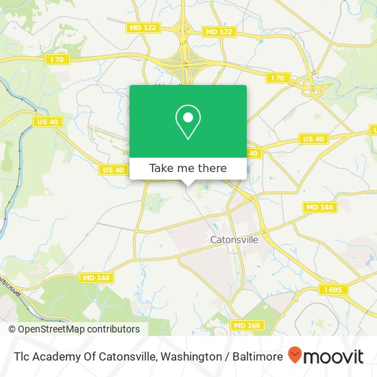 Tlc Academy Of Catonsville map