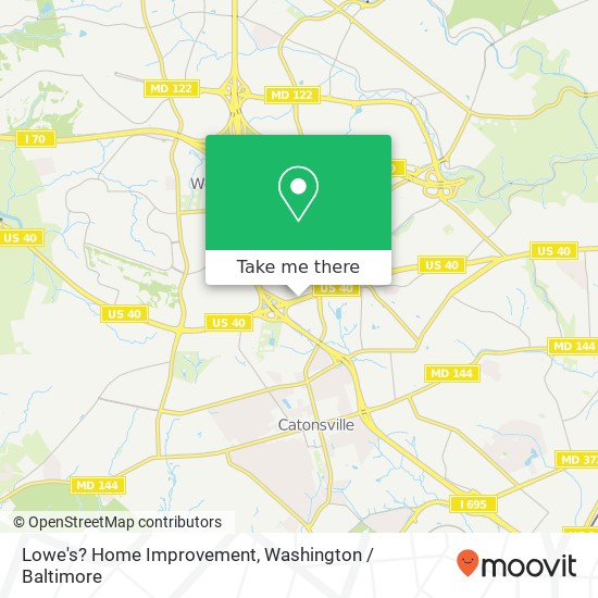 Lowe's? Home Improvement map