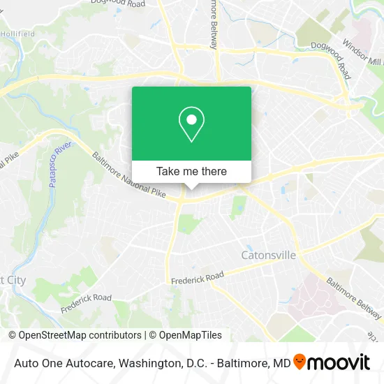 Mapa de Auto One Autocare