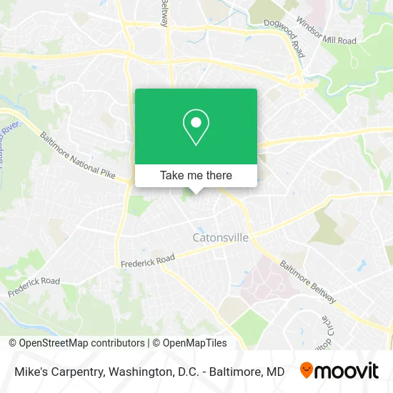 Mike's Carpentry map