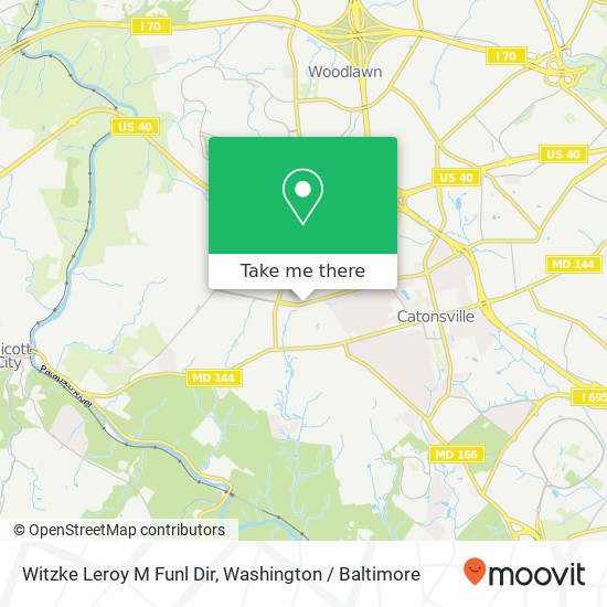 Mapa de Witzke Leroy M Funl Dir