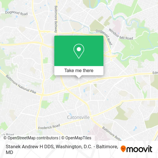 Stanek Andrew H DDS map