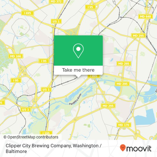 Mapa de Clipper City Brewing Company