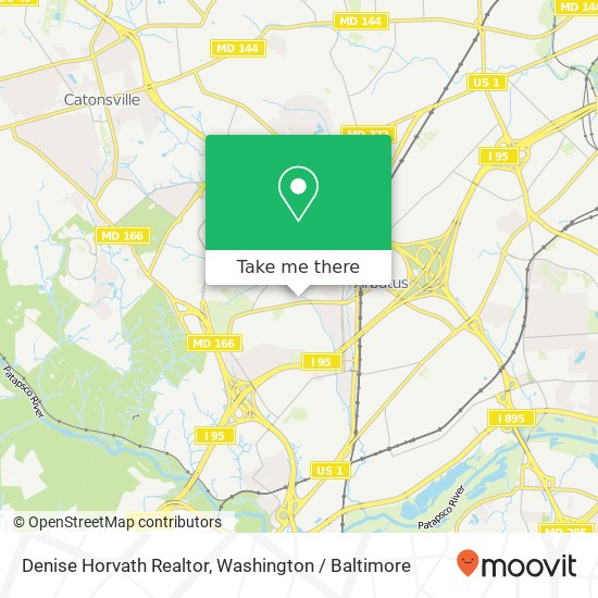 Mapa de Denise Horvath Realtor