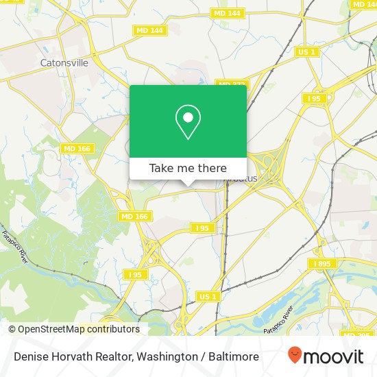 Denise Horvath Realtor map