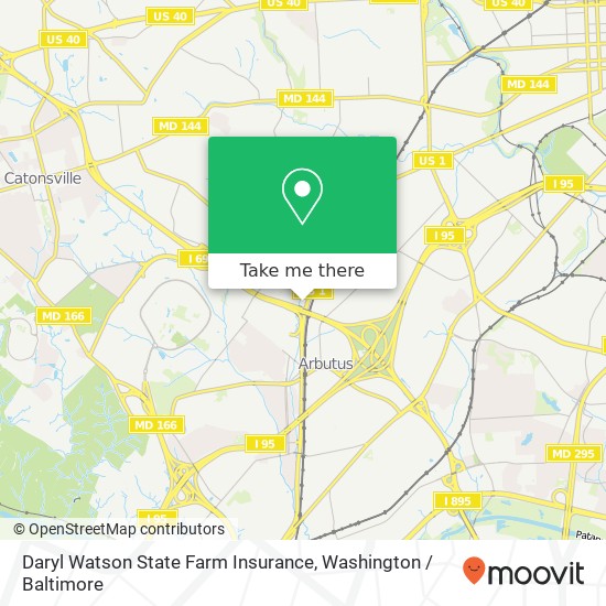 Mapa de Daryl Watson State Farm Insurance