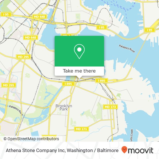 Athena Stone Company Inc map