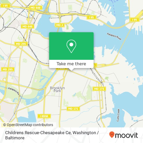 Childrens Rescue-Chesapeake Ce map