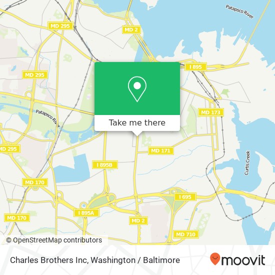 Charles Brothers Inc map