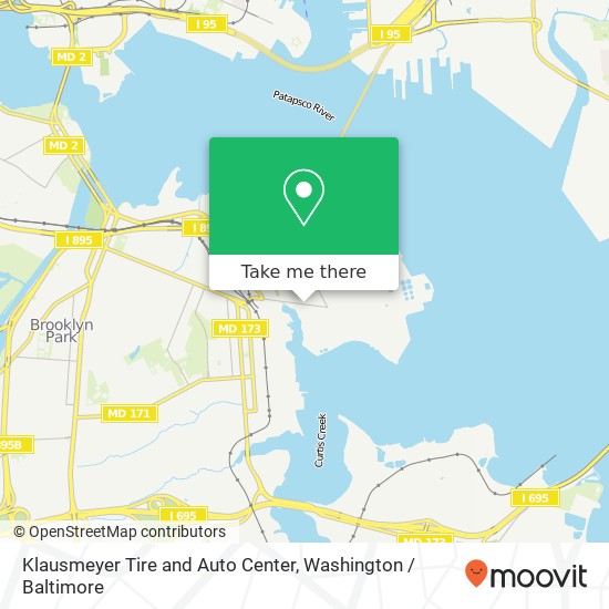 Mapa de Klausmeyer Tire and Auto Center