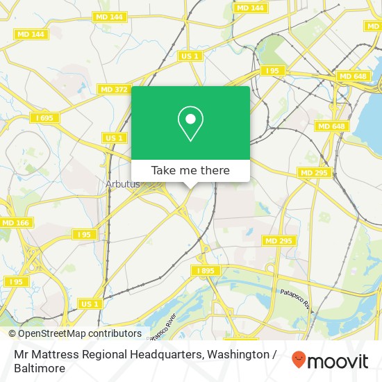 Mr Mattress Regional Headquarters map