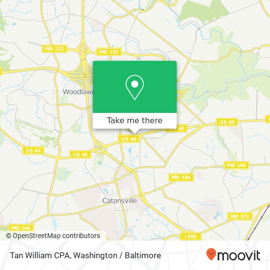 Tan William CPA map