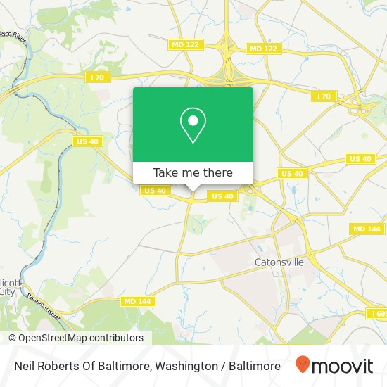 Neil Roberts Of Baltimore map