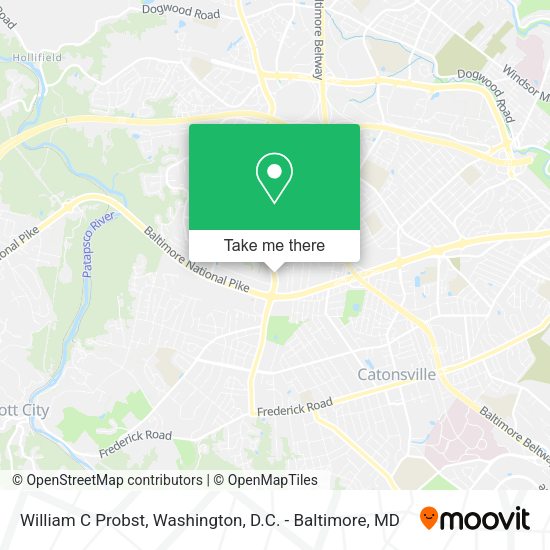 William C Probst map