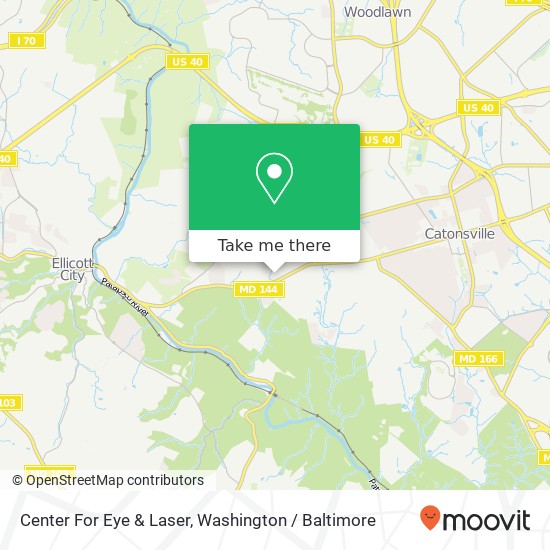 Center For Eye & Laser map