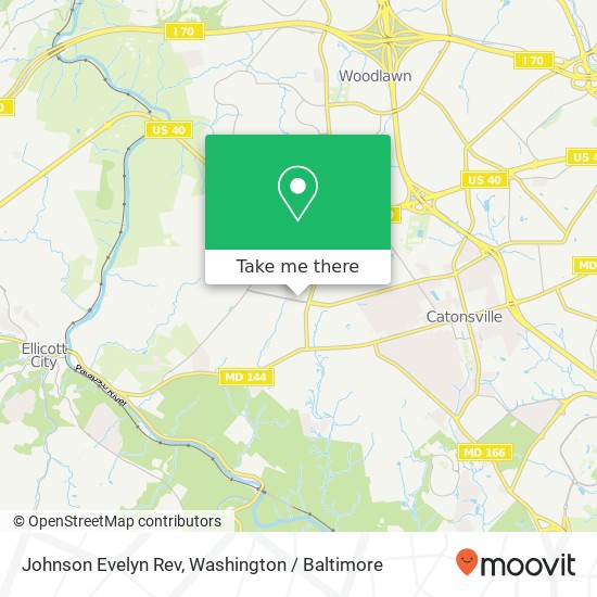 Johnson Evelyn Rev map