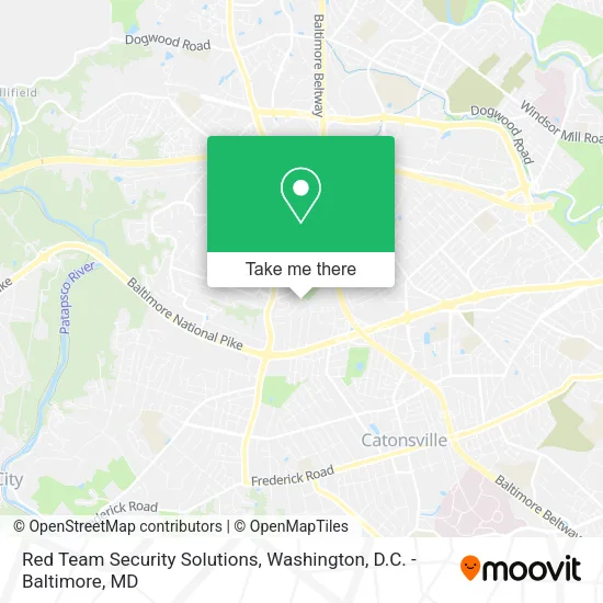 Red Team Security Solutions map