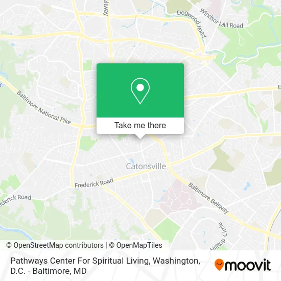 Pathways Center For Spiritual Living map