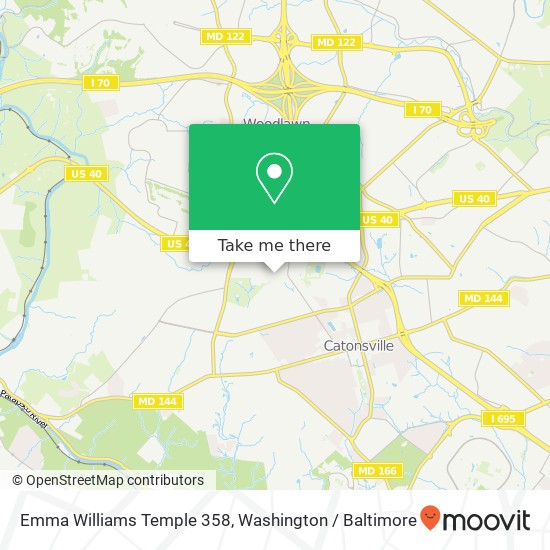 Emma Williams Temple 358 map