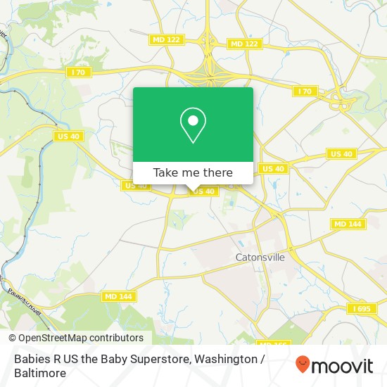 Babies R US the Baby Superstore map