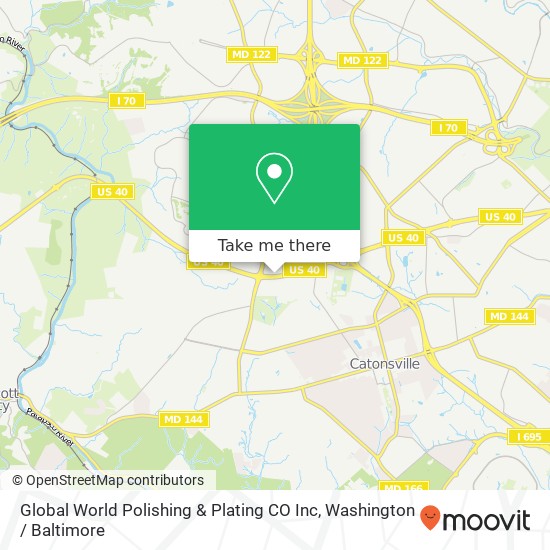 Global World Polishing & Plating CO Inc map