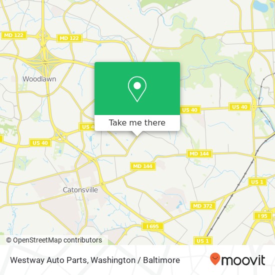 Westway Auto Parts map