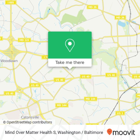Mapa de Mind Over Matter Health S