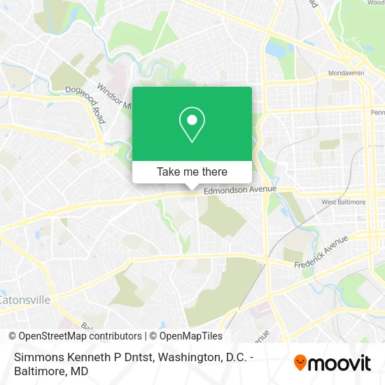 Mapa de Simmons Kenneth P Dntst