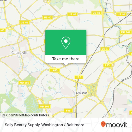 Mapa de Sally Beauty Supply