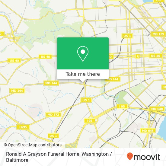 Mapa de Ronald A Grayson Funeral Home