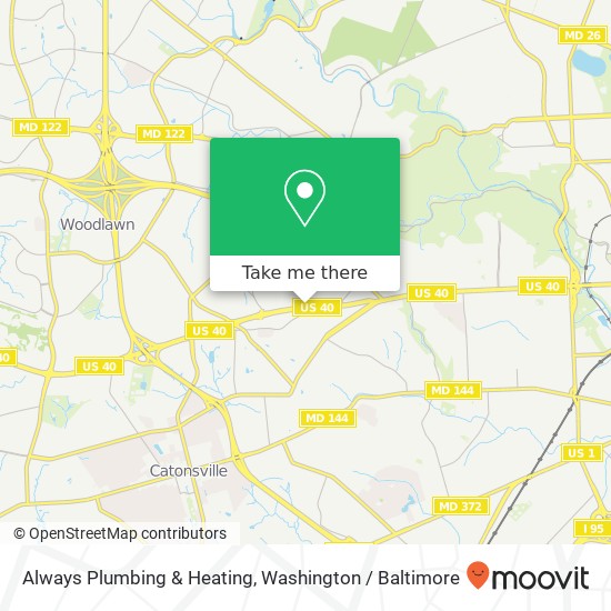 Always Plumbing & Heating map