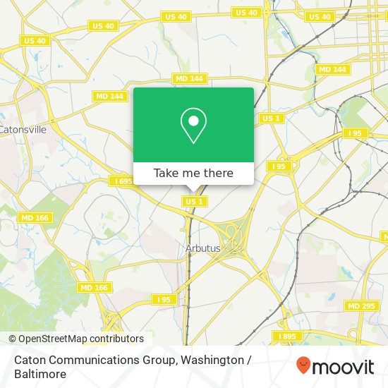 Caton Communications Group map