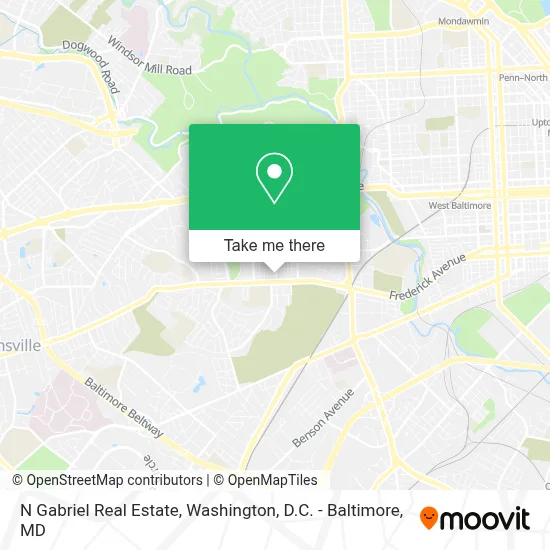 N Gabriel Real Estate map