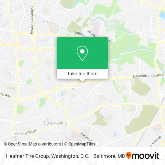 Heafner Tire Group map