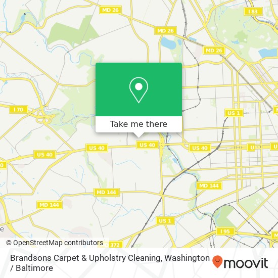 Mapa de Brandsons Carpet & Upholstry Cleaning