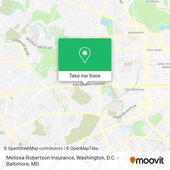 Melissa Robertson Insurance map