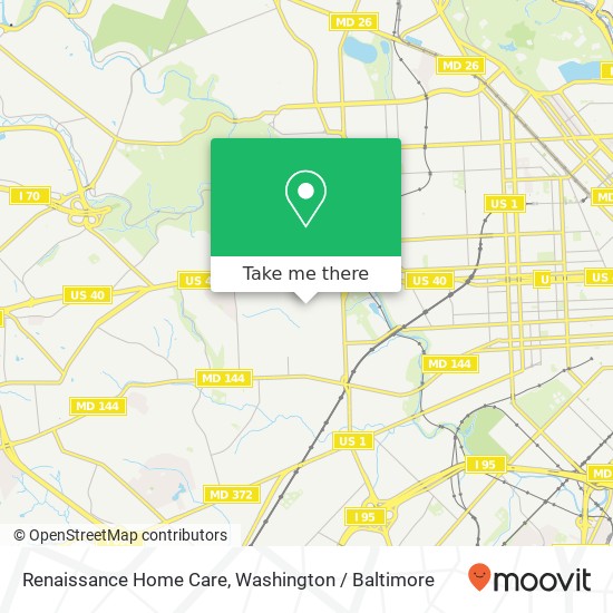 Renaissance Home Care map