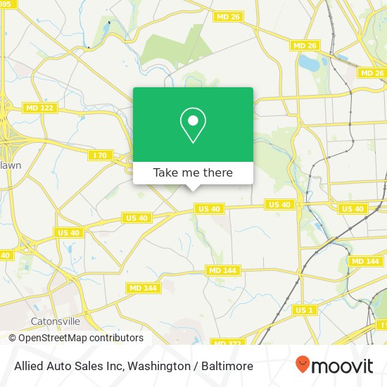 Mapa de Allied Auto Sales Inc