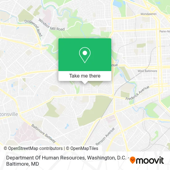 Department Of Human Resources map