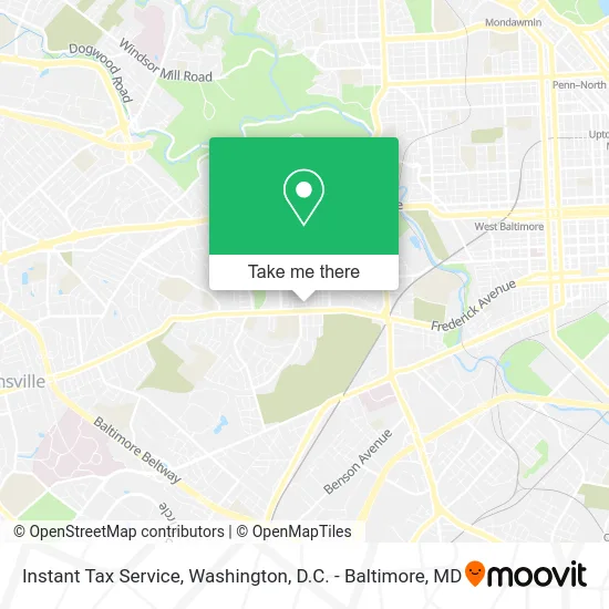 Instant Tax Service map