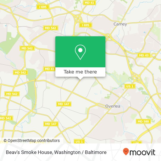 Mapa de Beav's Smoke House