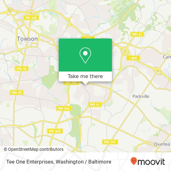 Tee One Enterprises map