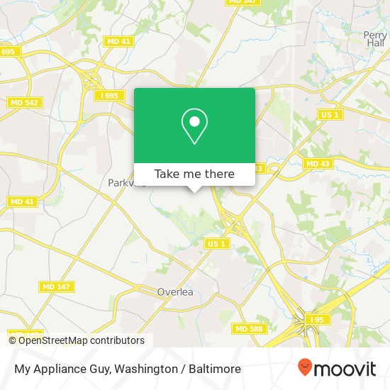 My Appliance Guy map