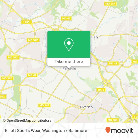 Elliott Sports Wear map