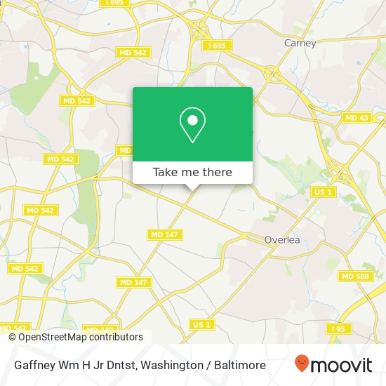 Gaffney Wm H Jr Dntst map