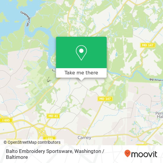 Balto Embroidery Sportsware map