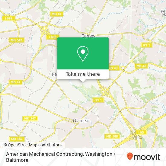 American Mechanical Contracting map