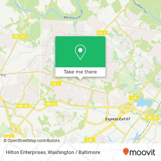 Hilton Enterprises map