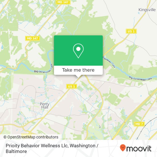 Prioity Behavior Wellness Llc map